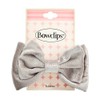 Tonytail Velvet Bowclips Barrette Silver