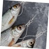 Mipcase 10pcs Stainless Steel Fish Lock Device Professional Fishing Clip