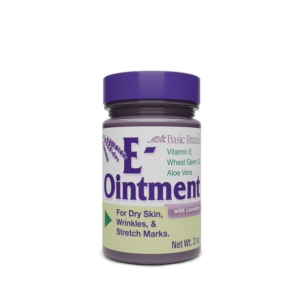 Basic Brands Vitamin E Ointment, 2 oz, Lavender