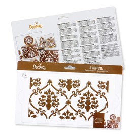 DECORA Stencil Baroque, 32.5 x 16 x 0.3 cm