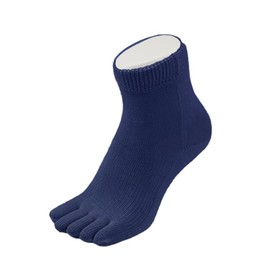 Yubinoba Socks, Yubinoba Short, New Short, Toe Correction 5 Toe Socks, blue