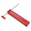 Hole Jig Wood Dowel Punch Locator 10 in 1 45°