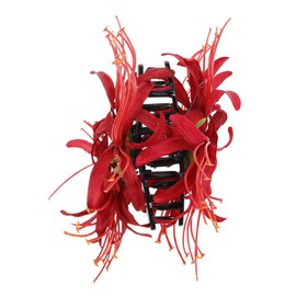 Baluue Large Flower Claw Clip for Women Strong Hold Hair Clip for Thick and Thin Hair for Everyday Styling and Special Occasions