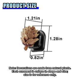 4PCS Car Mini Hooks - Multifunctional Self-Adhesive Backseat Hangers Vehicle Hook Stickers - Universal Wall Hanging Hooks Car Dashboard Hook Accessories for Key Charging Cable Earphone (Pinecone)