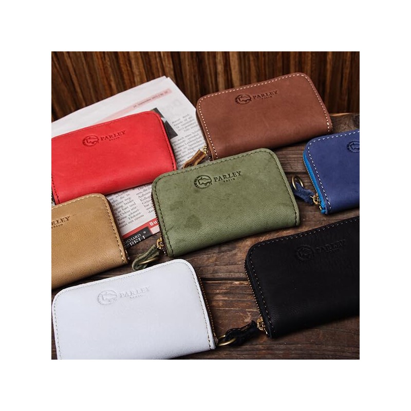 parley Elk Round Coin Purse, Khaki
