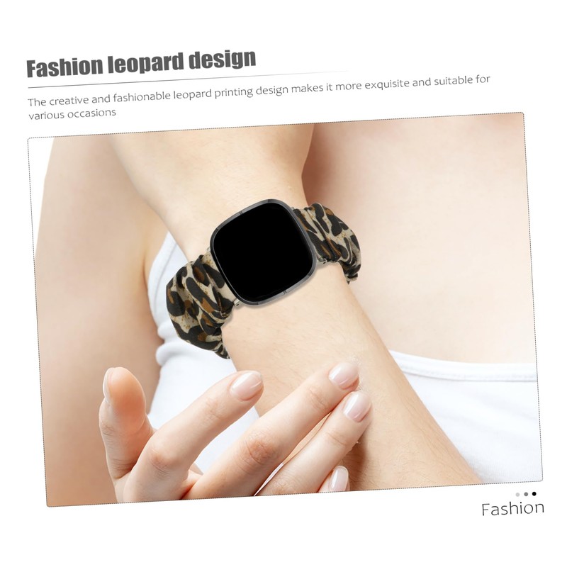 OSALADI 1pc Leopard Print Watch Band for Wrist Strap for