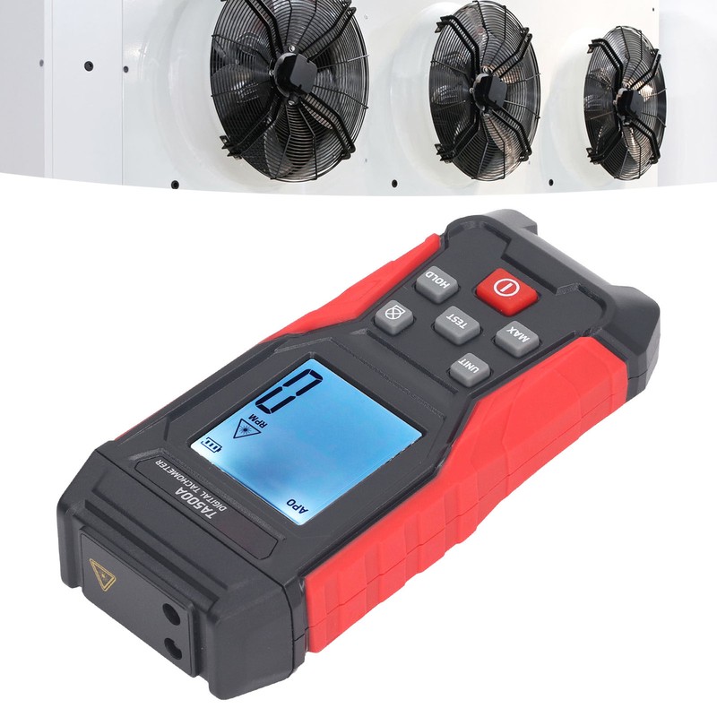 TA500A Digital Tachometer Valve Lockable Non Contact Portable RPM Meter