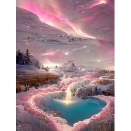 5D DIY Diamond Painting Art Kits, Full Drill Diamond Painting, Diamond Painting Art Craft Rhinestone Cross Stitch Embroidery for Home Wall Decor 30 x 40cm