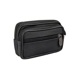 Leather Belt Bag, black, Belt bag