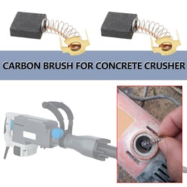 Be In Your Mind 1 Pair 7mm x 17mm x 18mm Motor Carbon Brushes Compatible with Macallister MSBR1700-A Demolition Concrete Breaker 1700W Replacement Carbon Brushes