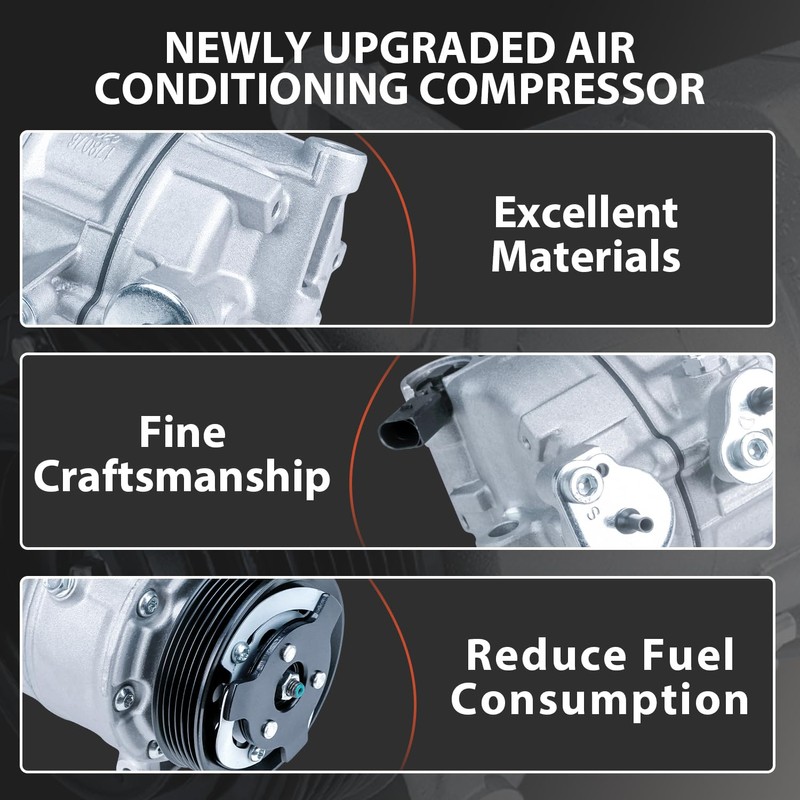 Air Conditioning AC Compressor with Clutch Replacement for 2006 2007