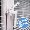 Anseom Pack of 2 Window Stoppers, Tilting Window Protection for
