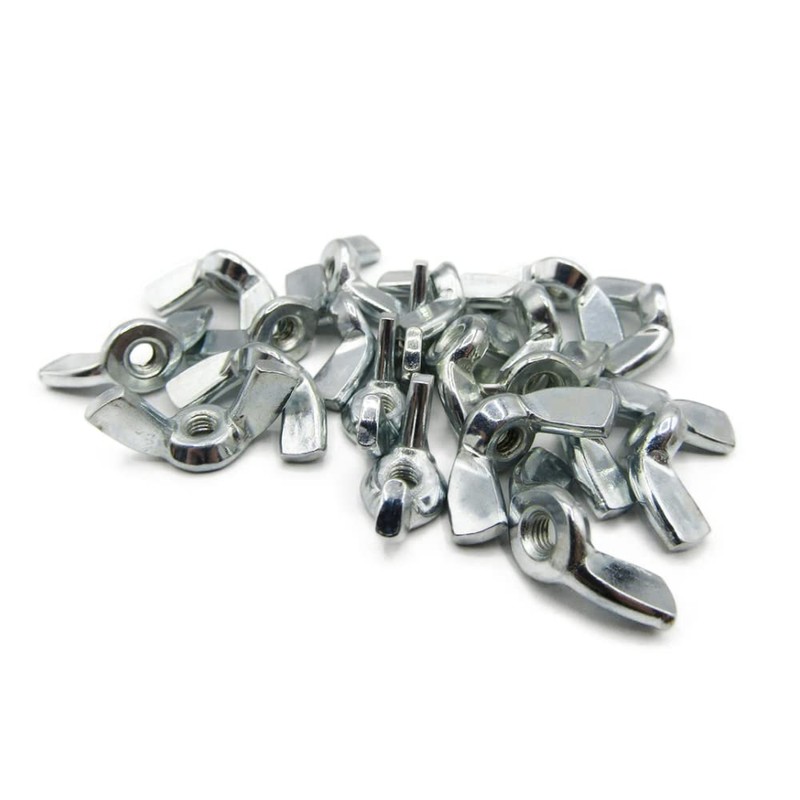M8 Wing Nut & Bolt 10 Pack (M8 x 50mm