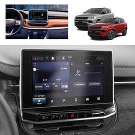 BSTW for 2022 Jeep Compass Screen Protector Anti Glare for 2022-2025 Compass Limited/Trailhawk 4X4 Uconnect 5 10.1-Inch Display Accessories Tempered Glass Protective Film (Compass 10.1-In Matte)
