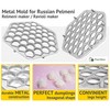 Metal Mold for Russian Ukraine Pelmeni Ravioli Meat Dumplings/ Pelmeni