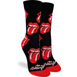 Good Luck Sock Women's The Rolling Stones, Hot Lips Socks, Shoe Size 5-9