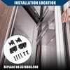 Hihaha 3316885.900 RV Refrigerator Door Insert Set for Refrigerator/RV Refrigerator