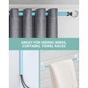 TidyFriend Shower Rod Cover, 58" Shower Curtain Rod Cover, Protective