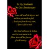 to My Soulmate' Anniversary Verse Poem Greeting Card