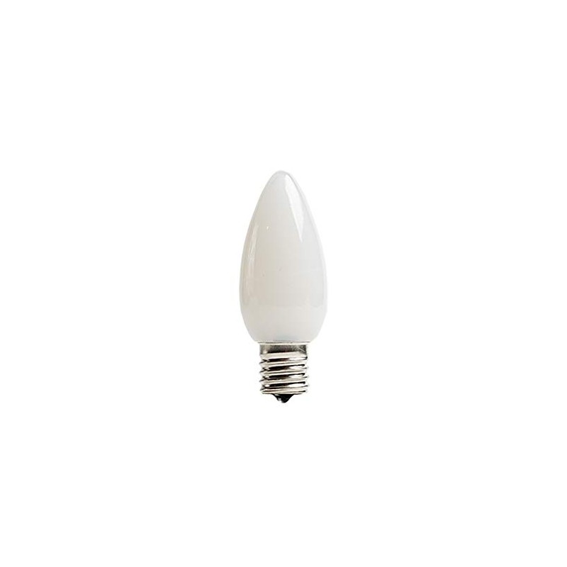 EZLS C9 Opaque Warm White SMD LED Bulb - Smooth