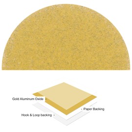 Kozelo 50pcs No Hole Sanding Discs- [ 1 Inch 220 Grit ] Round Hook and Loop Grip Sanding Pads Sheet for Wood Metal Polishing Use| Aluminum Oxide & Zirconium Oxide Sandpaper