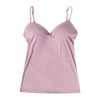 Camisole Top for Women with Built in Bra Casual Spaghetti