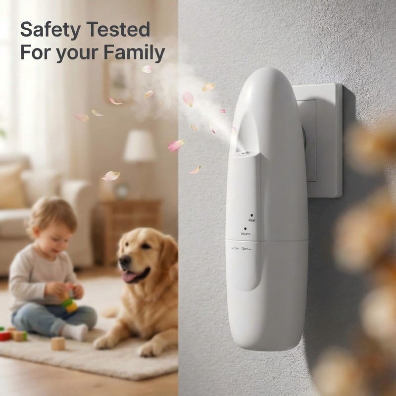 WSNUEEE Plug in Smart Waterless Diffuser, Coverage up to 500