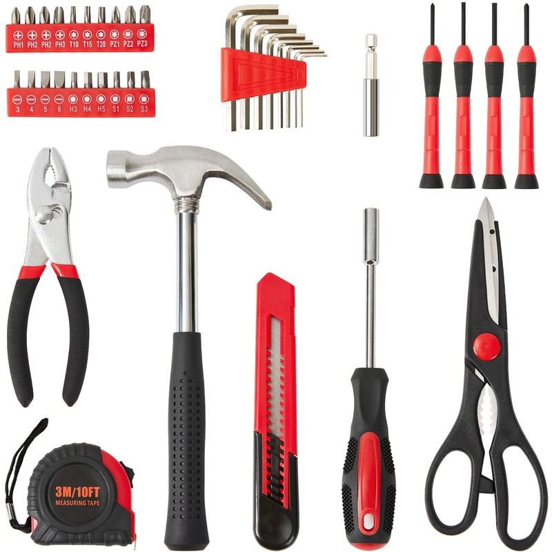 39 Piece Tool Set General Household Hand Kit With Storage