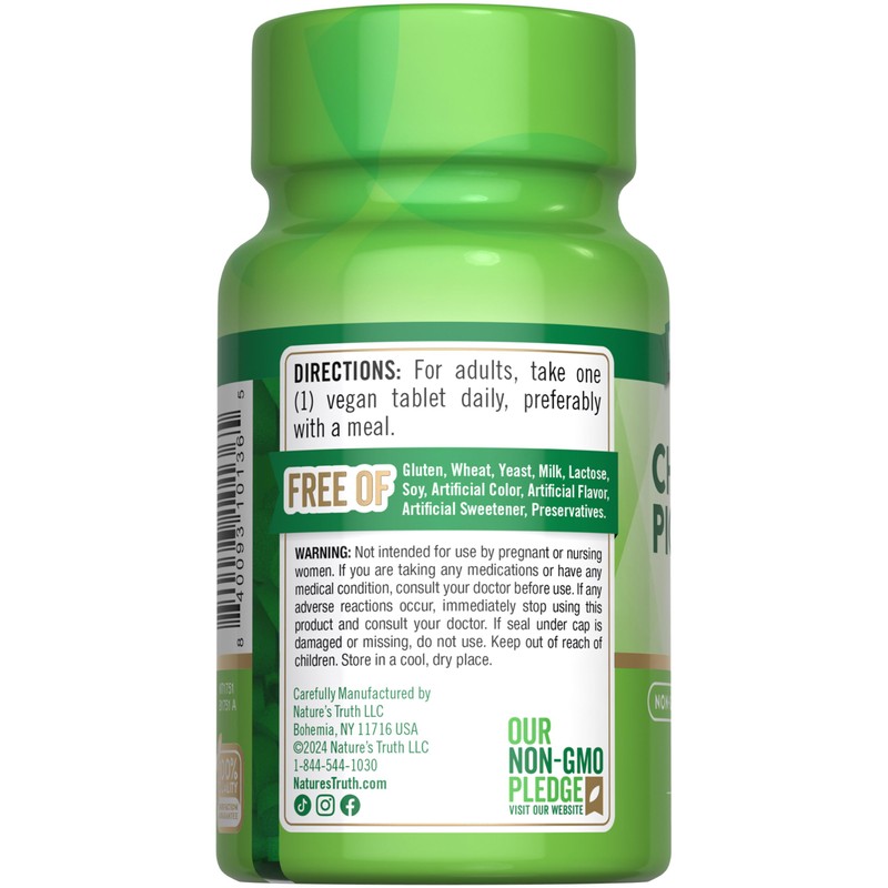 Nature's Truth Ultra Chromium Picolinate 1000mcg | 90 Tablets |