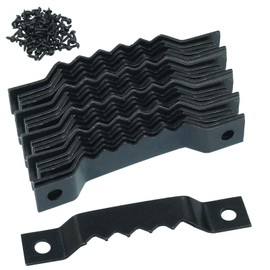 Bonsicoky 50 Pack Sawtooth Picture Hangers - Picture Hanging Hooks for Hanging Photo Frames, Artwork, Paintings, Canvas - Black