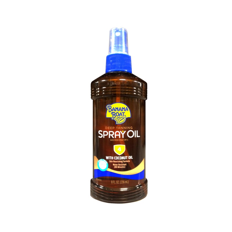 Banana Boat Deep Tanning Spray with Coconut Oil SPF 4,