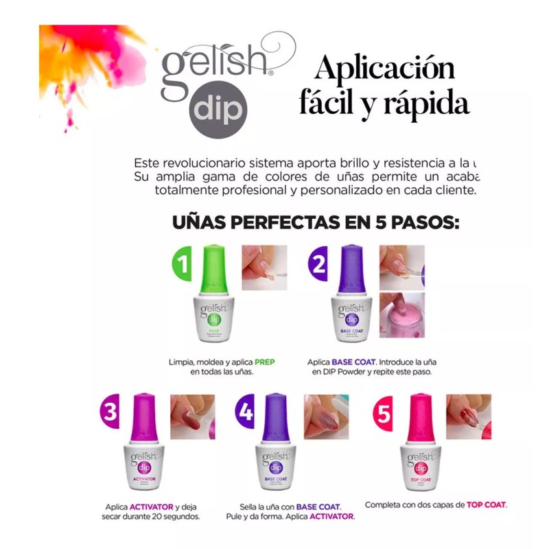 Gelish Dip Powder 23gr Polvo De Inmersion Young, Wild &
