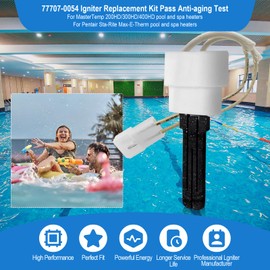 OYENDE 77707-0054 Igniter, Pool Heater Igniter Kit fits for Pentair Sta-Rite Max-E-Therm MasterTemp 200/250/300/400 Pool and Spa Heaters Igniter Replacement.