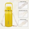 BJPKPK Insulated Thermal 40oz Disherwasher Safe Water Bottle with Handle