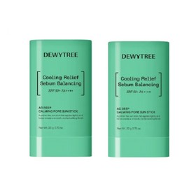 Dewytree AC Deep Calming Pore Sun Stick 20g No. 1 Trouble Care Sun Stick for Men 1+1, 3 Pieces / 듀이트리 AC 딥 카밍 포어 선스틱 20g 트러블케어 남성 선스틱 1위 1+1, 3개