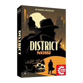 Game Factory 646319, District Noir, Card Game for Adults and Children from 10 Years, Card Duel for 2 Players