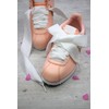 COOL LACE Satin Ribbon Shoelaces Flat Shoe Laces for Sneakers