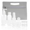 Aléxein Transparent Travel Set with Handle for Cabin Luggage 10