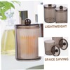 LABRIMP Cotton Swab Container Holder Box with Lid Storage Case