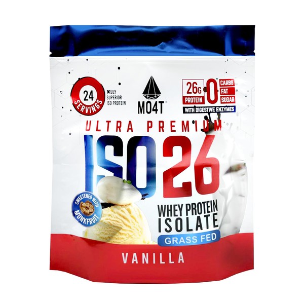 MOMOF4TRANSFORM ISO26 Grass Fed Whey Protein Isolate with no Artificial