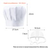 : GaoBangM Chef's Special Set: Adjustable Polyester Flat Top Chef