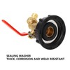 IBC Tote Adapter 3/4in Brass Tote Fitting Coarse Thread 275‑330