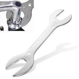 Kawlity 4 In 1 Bicycle Wrench Metal 30mm/32mm/36mm/40mm Bike Headset Wrench Bike Pedal Wrench Tool Bottom Bracket Remover Bike Spanner Multi Tool for Bicycle Repair Wheel Hubs Pedal