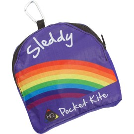 HQ Kites Sleddy, Single Line Kite, Color: Rainbow, Active Outdoor Fun for Ages 5 Years and Up