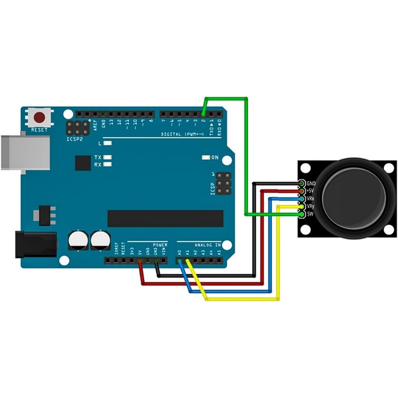 10pcs PS2 Joystick Game Controller module XY Dual-axis Joystick Breakout