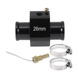 ACROPIX 12/24V Universal Water Temp Sensor Kit, 1/8" NPT 34mm Black Adapter 150'F on - 135'F Off for Automotive Radiator & Engine Cooling
