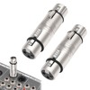2PCS XLR Female To Female Adapter,XLR 3 Pin Female To