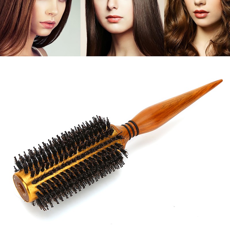 Professional Curling Hair Brush Straight Hairbang Anti-Static Round Hairbrush Hairdressing