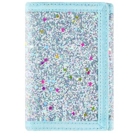 Lamumu Kids Wallet, Little Girls Wallet for Kids, Small Kids Wallet for Girls Zipper, Teen Wallet for Teen Girls, Luminous Wallet with Magic Sticker, Novelty Childrens Wallet with Coin Pocket