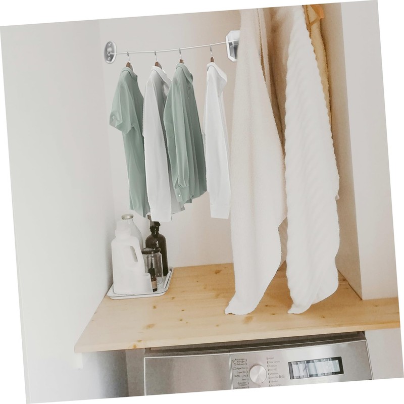 iplusmile Retractable Clothesline 2.8m Heavy Duty Telescopic Steel Rope for